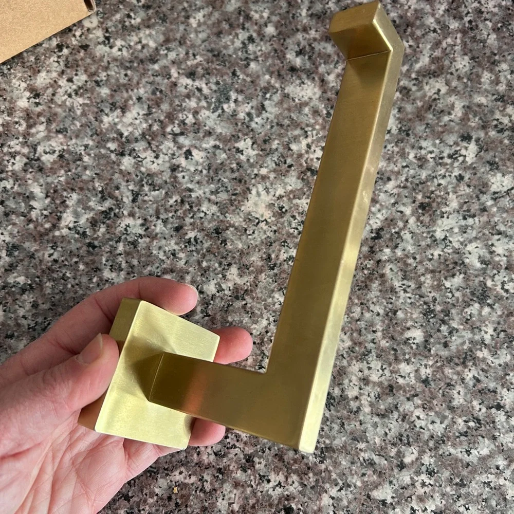 Gold Metal Toilet Paper Holder